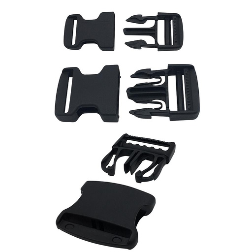 BOUCLE CLIPS  PLASTIQUE NOIR GM