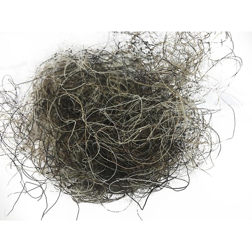 [6551] CRIN ANIMAL GRIS CARDE/15KG